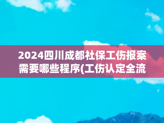 2024四川成都社保工伤报案需要哪些程序(工伤认定全流程解析：错过一步可能损失数万元！劳动者维权指南)
