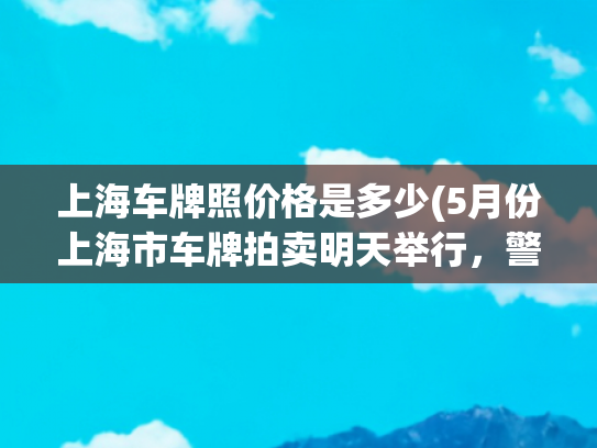 上海车牌照价格是多少(5月份上海市车牌拍卖明天举行，警示价92400元)