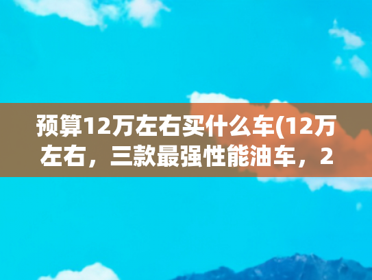 预算12万左右买什么车(12万左右，三款最强性能油车，2.0T+零百5s级，加速比CT5快)