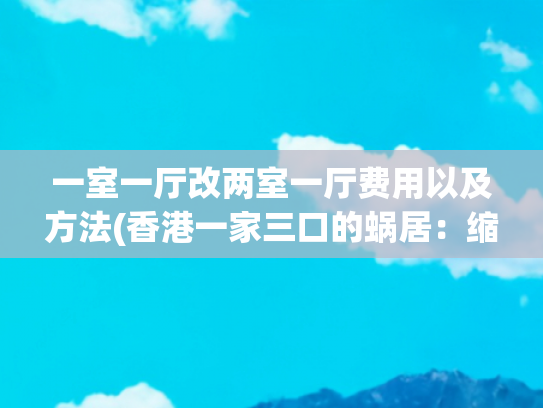 一室一厅改两室一厅费用以及方法(香港一家三口的蜗居：缩小客厅，30㎡一室改两室，没想到还挺舒适)