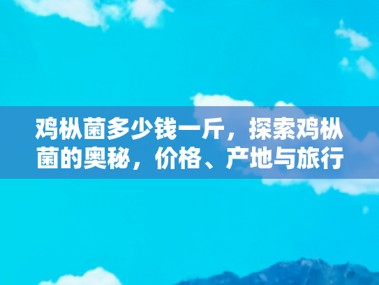 鸡枞菌多少钱一斤，探索鸡枞菌的奥秘，价格、产地与旅行中的美味邂逅