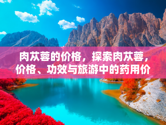 肉苁蓉的价格，探索肉苁蓉，价格、功效与旅游中的药用价值