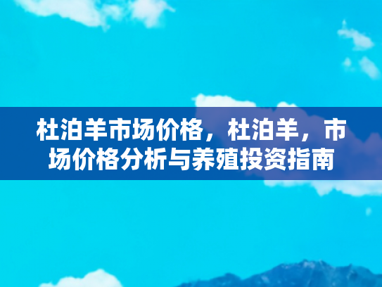 杜泊羊市场价格，杜泊羊，市场价格分析与养殖投资指南