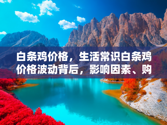 白条鸡价格，生活常识白条鸡价格波动背后，影响因素、购买技巧与烹饪指南