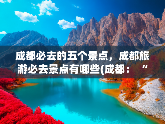 成都必去的五个景点，成都旅游必去景点有哪些(成都： “来了就不想离开” 的烟火之城，旅游最值得去的10个地方)