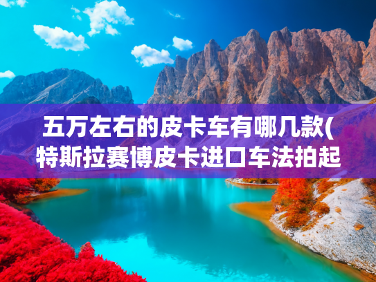 五万左右的皮卡车有哪几款(特斯拉赛博皮卡进口车法拍起价5万引关注 落户难题待解)