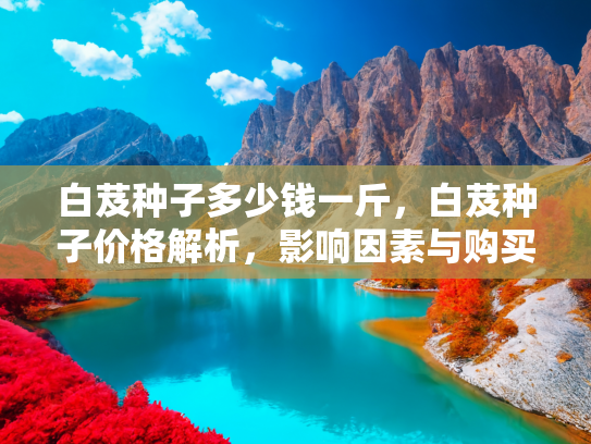 白芨种子多少钱一斤，白芨种子价格解析，影响因素与购买指南
