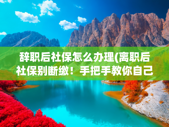 辞职后社保怎么办理(离职后社保别断缴！手把手教你自己交，附3种线上办理方式)