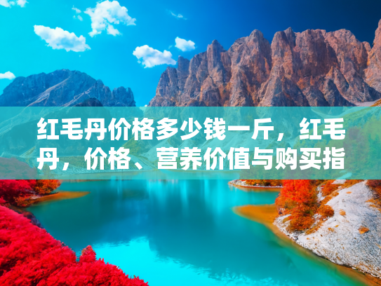 红毛丹价格多少钱一斤，红毛丹，价格、营养价值与购买指南