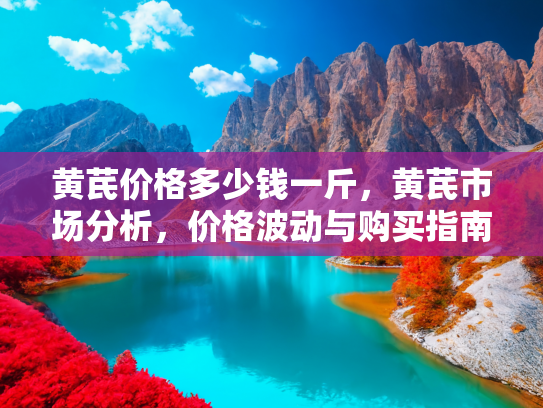 黄芪价格多少钱一斤，黄芪市场分析，价格波动与购买指南