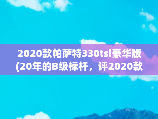 2020款帕萨特330tsi豪华版(20年的B级标杆，评2020款帕萨特330TSI)
